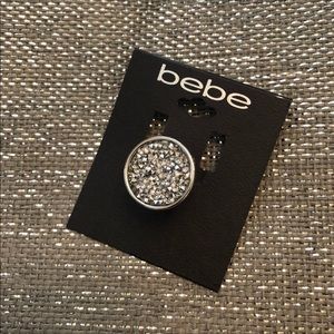BNWOT Bebe Silver Fashion Ring